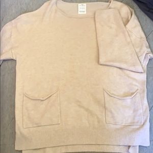 Tan sweater from Zara
